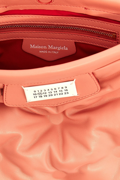 Shop Maison Margiela Women 'glam Slam Classique Small' Clutch In Pink