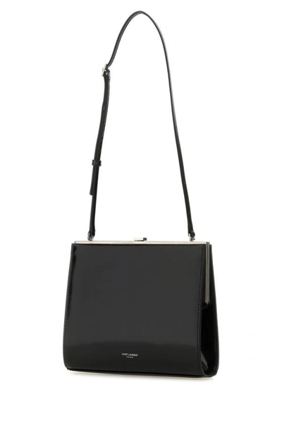Shop Saint Laurent Woman Black Leather Le Anne-marie Shoulder Bag