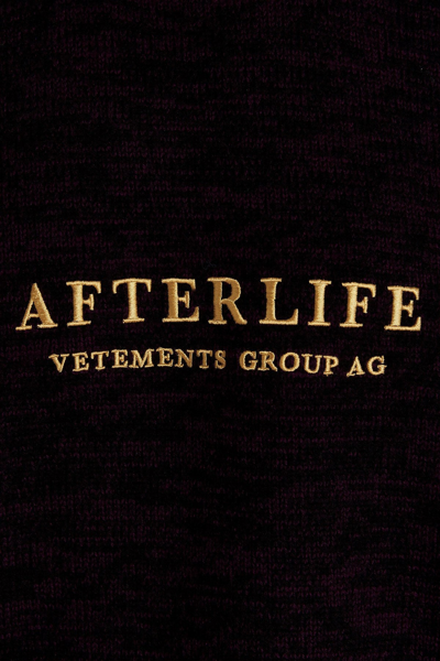 Shop Vetements Women 'afterlife' Sweater In Purple