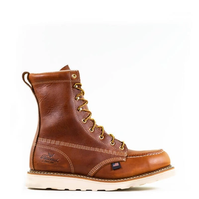 Pre-owned Thorogood American Heritage – 8″ Tobacco Safety Toe - 804-4208 In Moc Toc