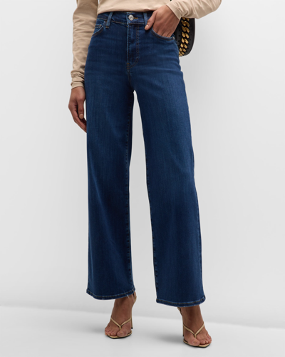 Shop Frame Le Slim Palazzo Jeans In Majesty