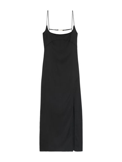 Shop Jacquemus Day Evening Dress In Black