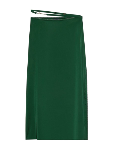 Shop Jacquemus Midi Skirts In Green