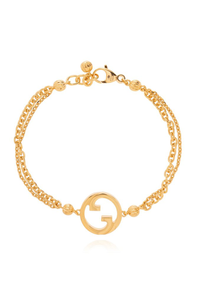 Shop Gucci Blondie Bracelet In Gold