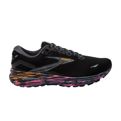 Pre-owned Brooks Ghost 15 'black Phlox Oriole'