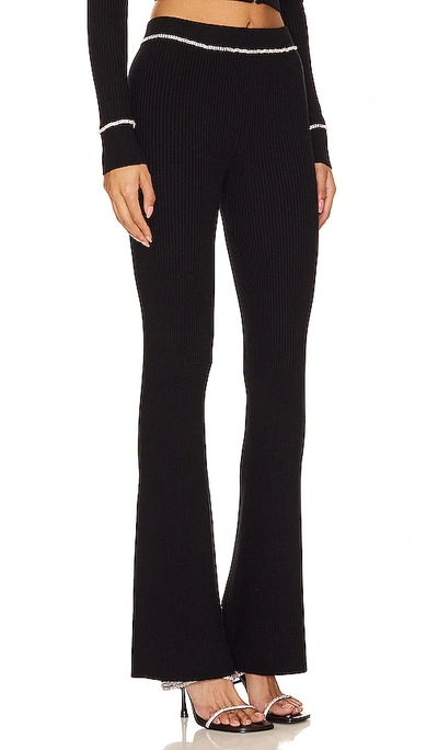 Shop Lovers & Friends Dani Knit Embellished Pant In Black