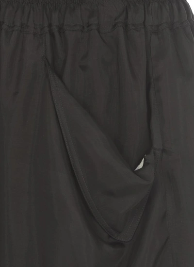 Shop Rick Owens Shorts With Drawstrings In Black