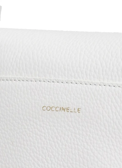 Shop Coccinelle Binxie Small Hand Bag In White