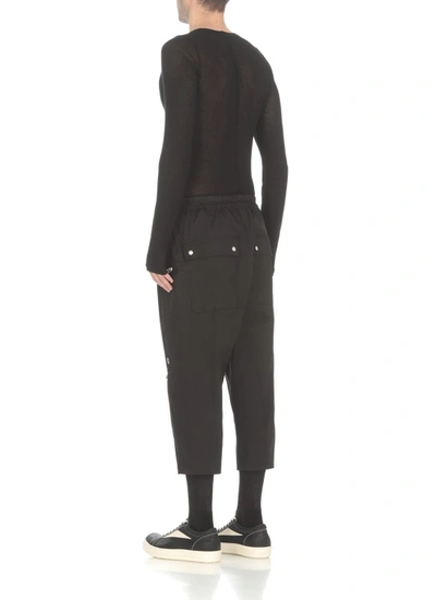 Shop Rick Owens Bauhaus Bela Pants In Black