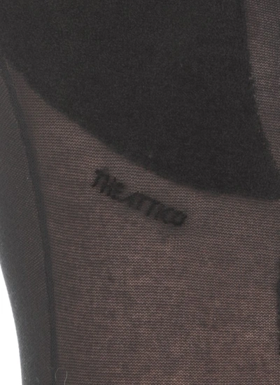 Shop Attico Black Cotton Sweater