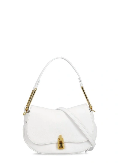 Shop Coccinelle Magie Soft Mini Shoulder Bag In White