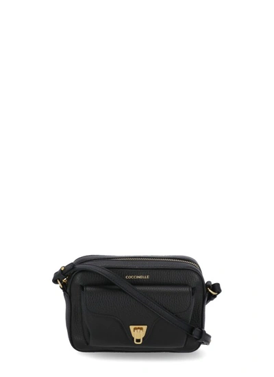 Shop Coccinelle Beat Soft Mini Shoulder Bag In Black