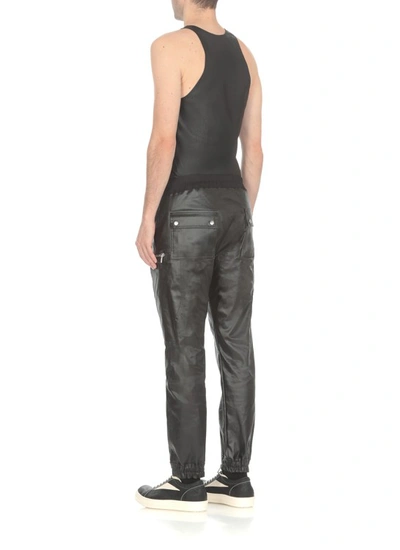 Shop Rick Owens Bauhaus Cargo Pants In Black