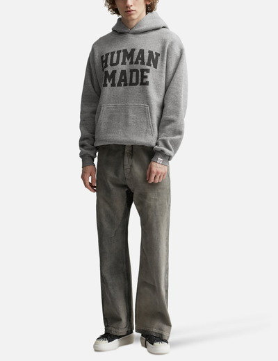 Shop Human Made Sweat Hoodie In Grey