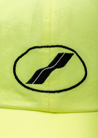 Shop We11 Done We11done Neon Yellow Logo Cap