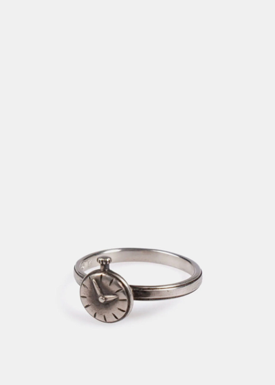 Shop Werkstatt:münchen Werkstatt Munchen Circular Design Ring In Silver