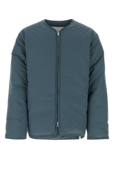 Shop Jil Sander + Zipped Down Jacket In Green