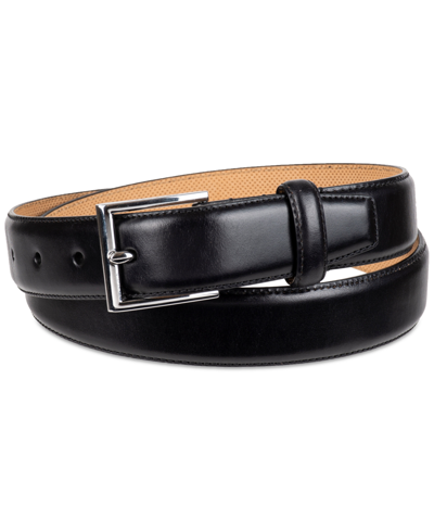 Shop Cole Haan Men's Gramercy Leather Dress Belt In Black
