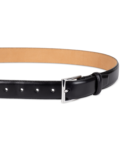 Shop Cole Haan Men's Gramercy Leather Dress Belt In Black