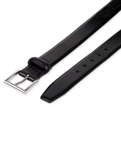 Shop Cole Haan Men's Gramercy Leather Dress Belt In Black