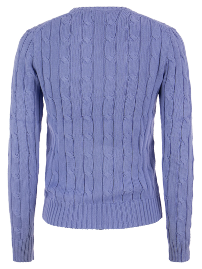 Shop Polo Ralph Lauren Slim Fit Cable Knit