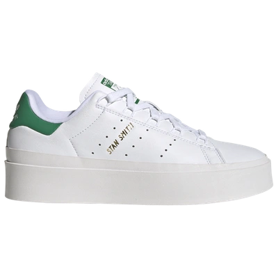 Shop Adidas Originals Womens  Stan Smith Bonega In White/green