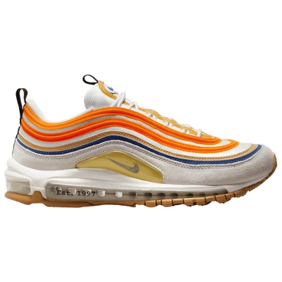 Shop Nike Mens  Air Max 97 Father Of Air In White/black/safety Orange