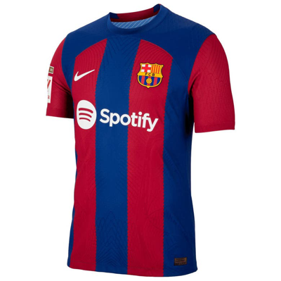 Shop Nike Robert Lewandowski Royal Barcelona 2023/24 Home Authentic Jersey