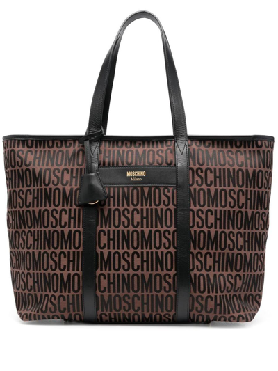 Shop Moschino Bags.. In Brown