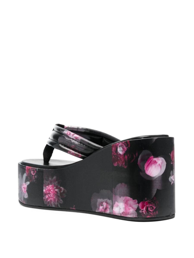 Shop Coperni Sandals In Pink/black