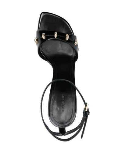 Givenchy Women Stitch Leather Sandals In Black