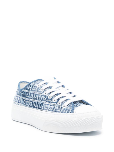 Shop Givenchy Sneakers In Medium Blue