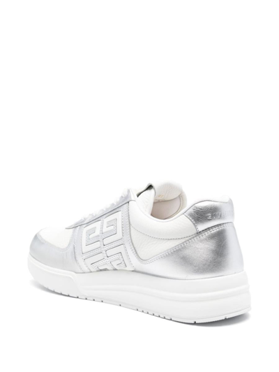 Shop Givenchy Sneakers In Silver