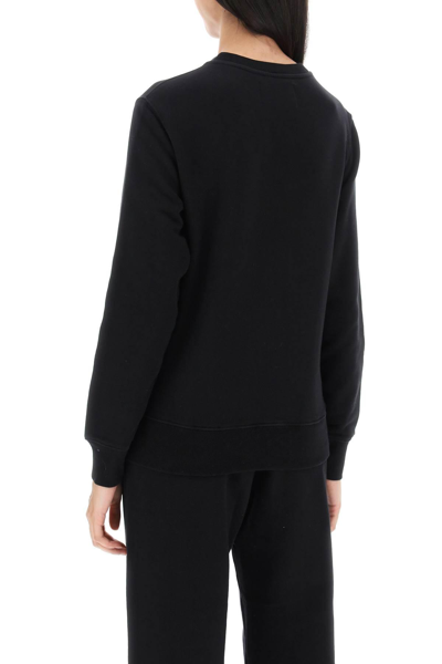 Shop Golden Goose 'athena' Crew-neck Sweatshirt In Black