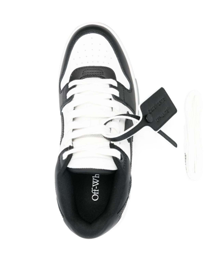 Off-white Off White Out Of Office Leather Sneakers In Blanco