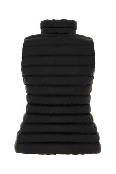 Shop Balenciaga Woman Black Nylon Sleeveless Jacket