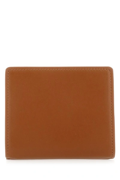 Shop Chloé Chloe Woman Caramel Leather Sense Wallet In Brown