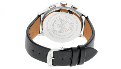 Pre-owned Longines Heritage Chrono Auto 40mm Silver Dial Leather Men's Watch L2.827.4.73.0