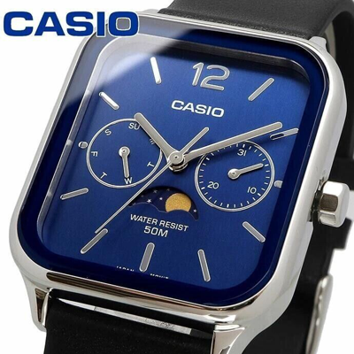 Pre-owned Casio Analog Blue Dial Men's Watch-mtp-m305l-2avdf