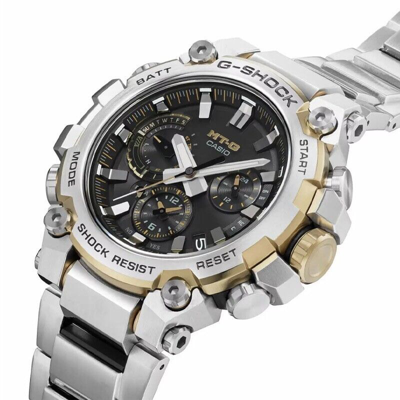Pre-owned Casio G-shock Mt-g Steel-gold Dual Core Guard Men's Watch Mtgb3000d1a9