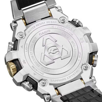Pre-owned Casio G-shock Mt-g Steel-gold Dual Core Guard Men's Watch Mtgb3000d1a9