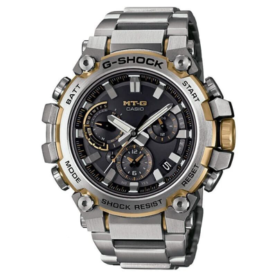 Pre-owned Casio G-shock Mt-g Steel-gold Dual Core Guard Men's Watch Mtgb3000d1a9