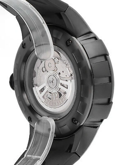 Pre-owned Perrelet Turbine Xl Vegas Black Dial 48mm Automatic Men's Watch A4053/1