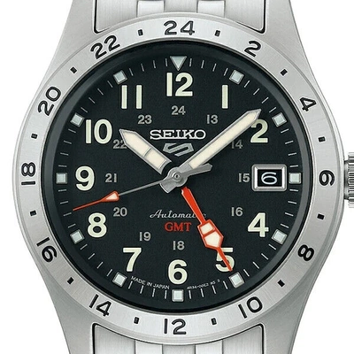 Pre-owned Seiko 5 Sports Field Street Gmt Sbsc011 Pre-order