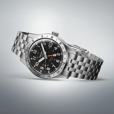 Pre-owned Seiko 5 Sports Field Street Gmt Sbsc011 Pre-order