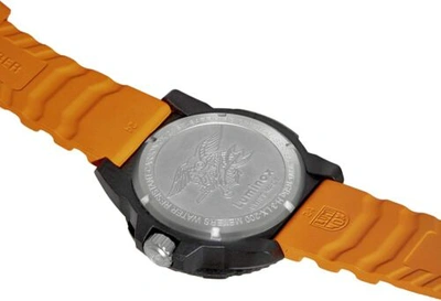 Pre-owned Luminox Men's Dive Watch, 45mm, Blue/white/orange/black