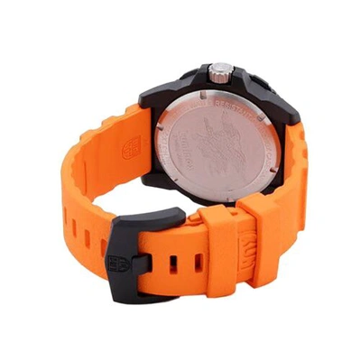 Pre-owned Luminox Men's Dive Watch, 45mm, Blue/white/orange/black