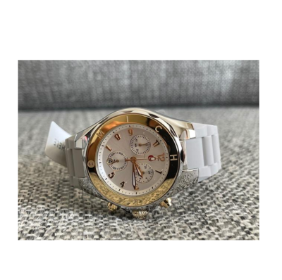 Pre-owned Michele (on Sale)  Jelly Bean 18k Gold Mww12f000103 Watch $445
