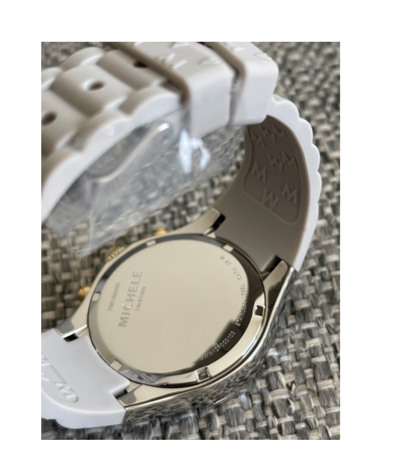 Pre-owned Michele (on Sale)  Jelly Bean 18k Gold Mww12f000103 Watch $445