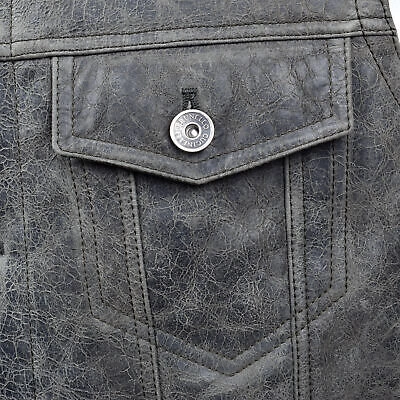 Pre-owned Brunello Cucinelli Men's 100% Lamb Fur Lined Leather Vest Size Medium In Sage